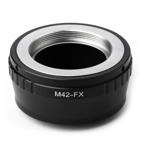 M42 to Fujifilm X-Mount Lens Adapter, Manual Focus Adapter for M42 Screw Mount Lenses on Fujifilm X Series Mirrorless Cameras, All-Metal