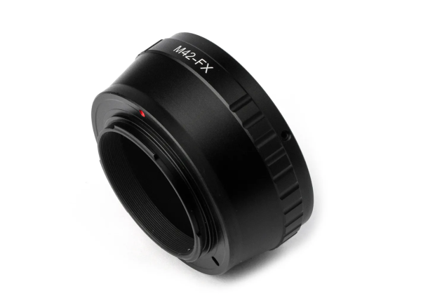 M42 to Fujifilm X-Mount Lens Adapter, Manual Focus Adapter for M42 Screw Mount Lenses on Fujifilm X Series Mirrorless Cameras, All-Metal - Image 2
