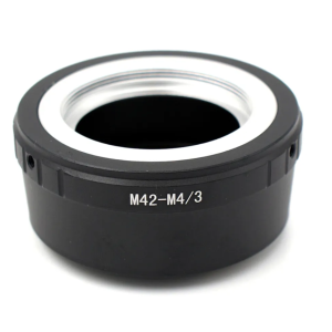 M42 to Micro Four Thirds Lens Adapter Manual Focus Adapter Ring for M42 Screw Lenses on Olympus & Panasonic MFT Cameras