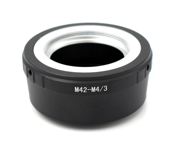 M42 to Micro Four Thirds Lens Adapter Manual Focus Adapter Ring for M42 Screw Lenses on Olympus & Panasonic MFT Cameras