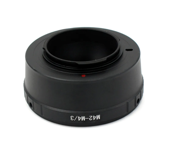 M42 to Micro Four Thirds Lens Adapter Manual Focus Adapter Ring for M42 Screw Lenses on Olympus & Panasonic MFT Cameras - Image 2
