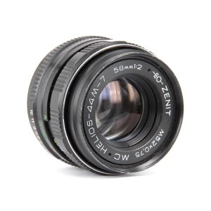 Helios-44M-7 MC 58mm f/2 Vintage Soviet Lens M42 Mount Multi-Coated Manual Focus Prime with Swirly Bokeh for Canon, Nikon, Sony Mirrorless / DSLR Cameras