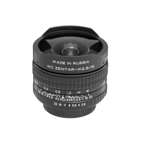 Zenitar 2.8/16 Fisheye Lens M42 Mount Wide-Angle 180° View Manual Focus -  Ideal for Creative Photography / Cinematic Video - Image 4