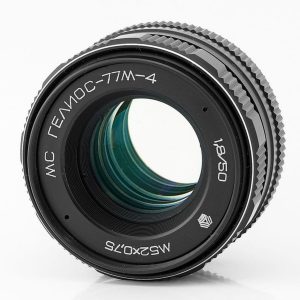 Helios-77M-4 MC 50mm f/1.8 Vintage Soviet Lens M42 Mount Multi-Coated Manual Focus Portrait Lens Soft Bokeh Biotar Optics for DSLR -  Mirrorless Cameras