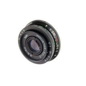 Industar-50-2 50mm f/3.5 Vintage Soviet Lens M42 Mount Compact Lens for Manual Focus Portraits -Close-Ups, Ideal for DSLR - Mirrorless Cameras